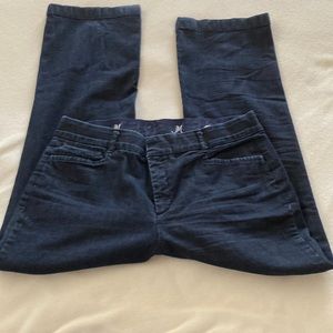 Macys JM Collection dark blue denim. Size 14. Like new. Regular length.
